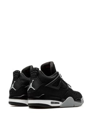 Air Jordan 4 Retro "Black Canvas" sneakers - Photo 4