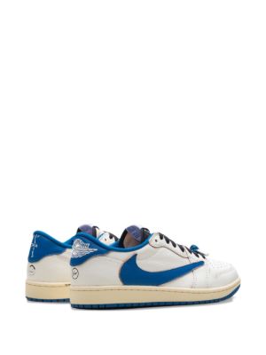 Travis Scott x Fragment Sail Air Jordan 1 low sneakers - Photo 4