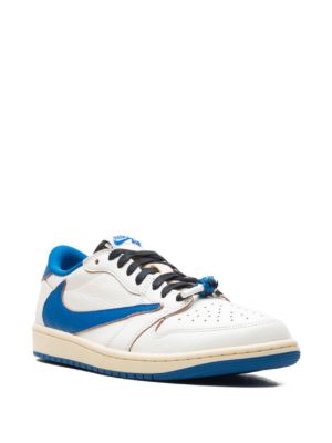 Travis Scott x Fragment Sail Air Jordan 1 low sneakers - Photo 3