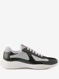 PRADA AMERICA'S CUP PATENT LEATHER “BLACK/WHITE” SNEAKERS