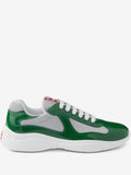 PRADA AMERICA'S CUP PATENT LEATHER “GREEN” SNEAKERS