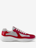 PRADA AMERICA'S CUP PATENT LEATHER “RED” SNEAKERS
