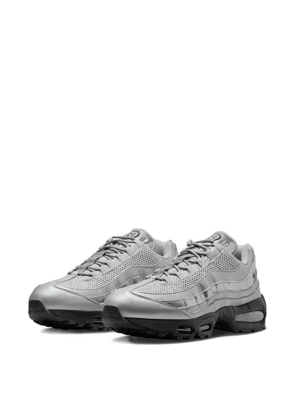 Total 90 x Air Max '95 Big Bubble "Silver Metallic" sneakers - Photo 2