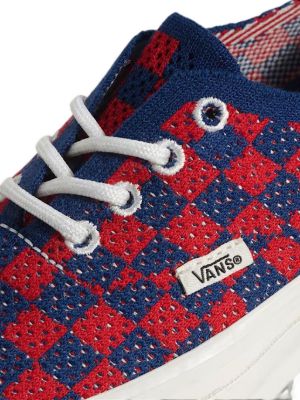 Vans Premium Authentic 44 Engineered KINT -Punk Check-Red/Navy" sneakers - Photo 3