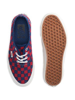 Vans Premium Authentic 44 Engineered KINT -Punk Check-Red/Navy" sneakers - Photo 4