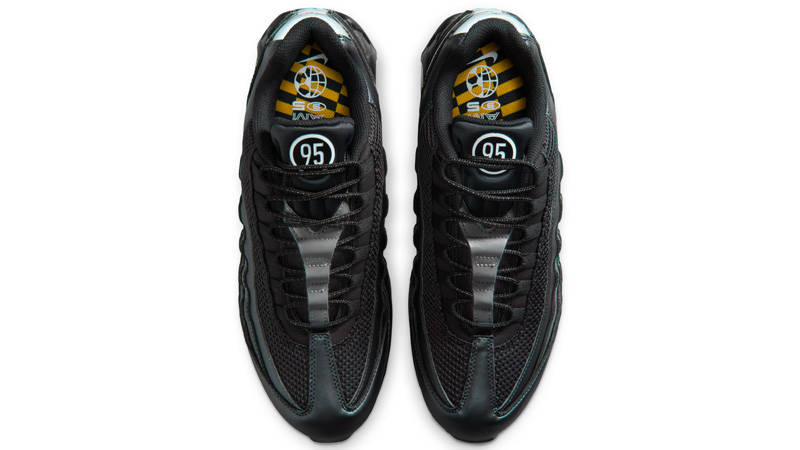 Total 90 x Air Max '95 Big Bubble "Black Metallic" sneakers - Photo 6